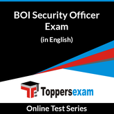 BOI Security Officer Exam Online Test Series (English)